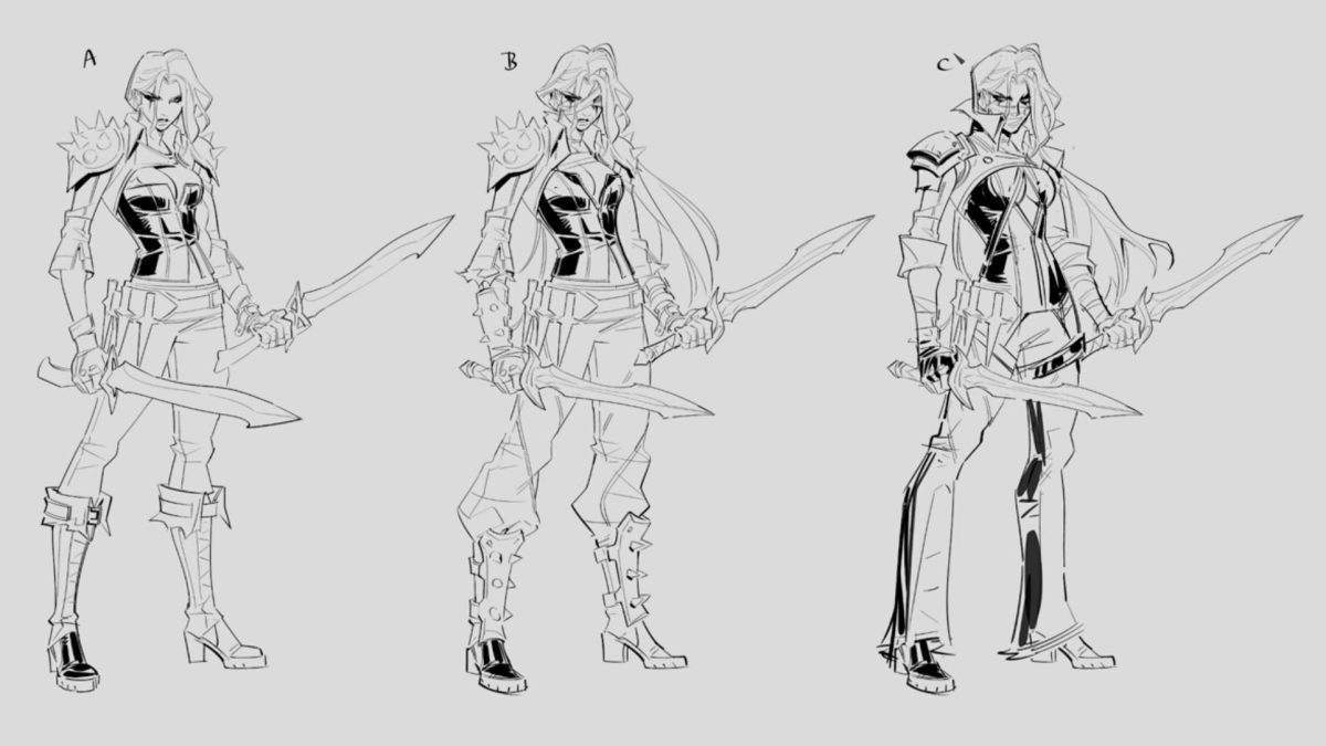 Riot Perlihatkan Ide & Concept Art Katarina Untuk 2XKO!