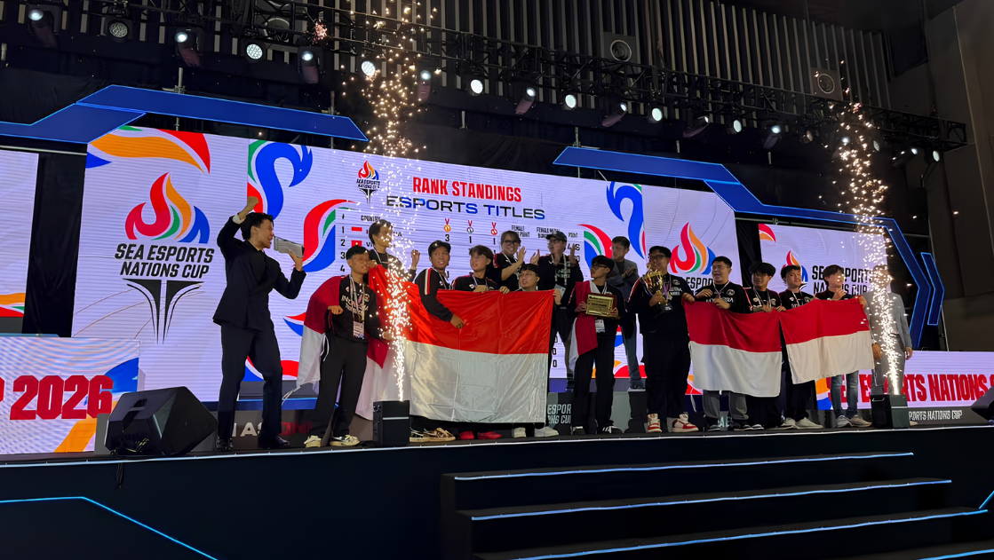 Indonesia Juara Umum SEA Esports Nations Cup 2026